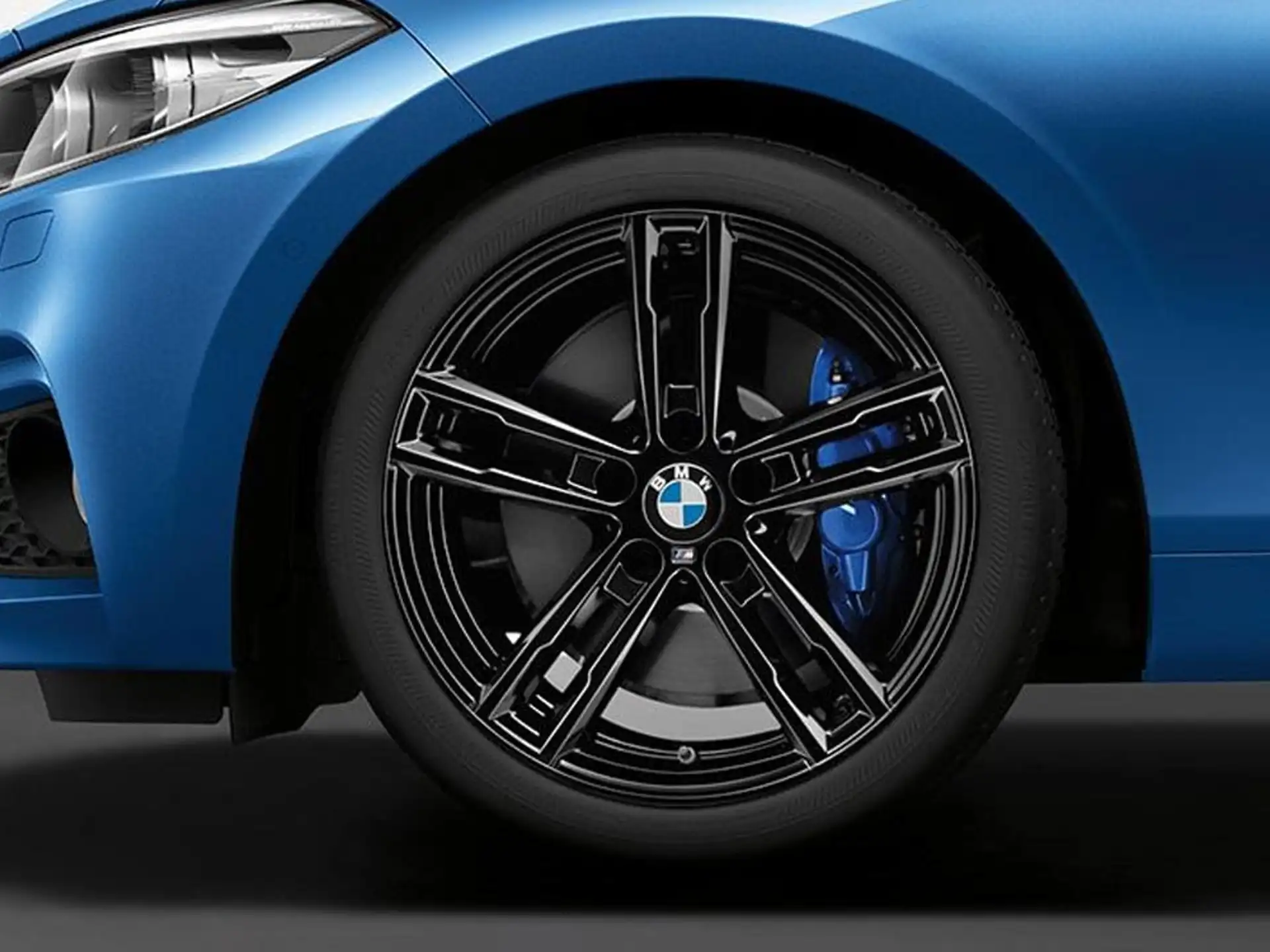 BMW Alufelge M Doppelspeiche 719 jet black uni 8Jx18 ET52 BMW 1er F20/F21 2er F22/F23