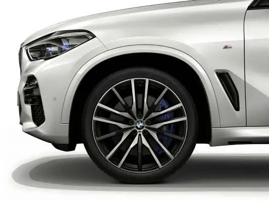 BMW Alufelge M Doppelspeiche 742 bicolor (schwarz / glanzgedreht)