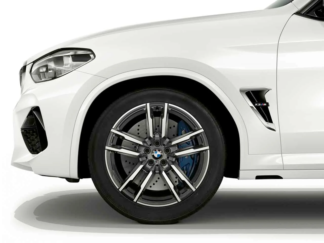 BMW Alufelge M Doppelspeiche 764 orbitgrey glanzgedreht 9J x 20 ET 28 Vorderachse X3M F97 X4M F98
