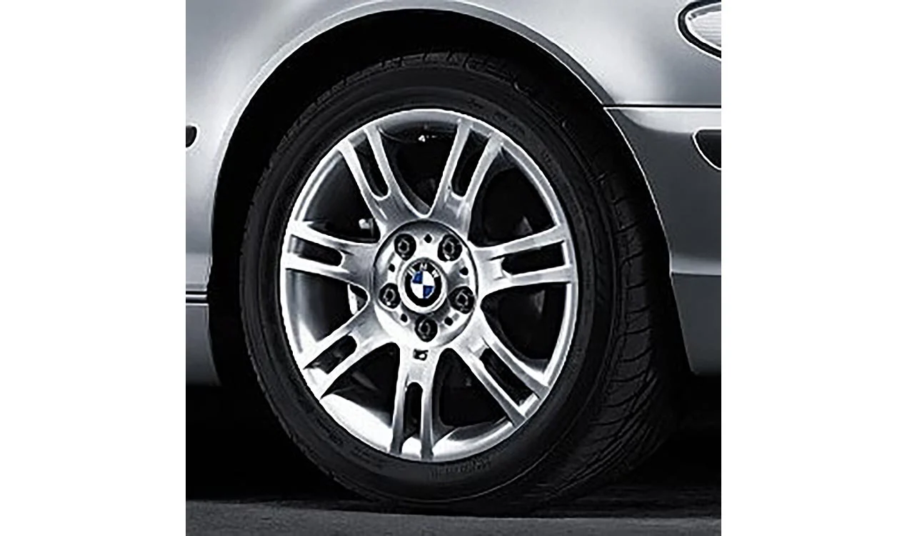 BMW Alufelge M Doppelspeiche 97 7,5J x 17 ET 47 Silber Vorderachse