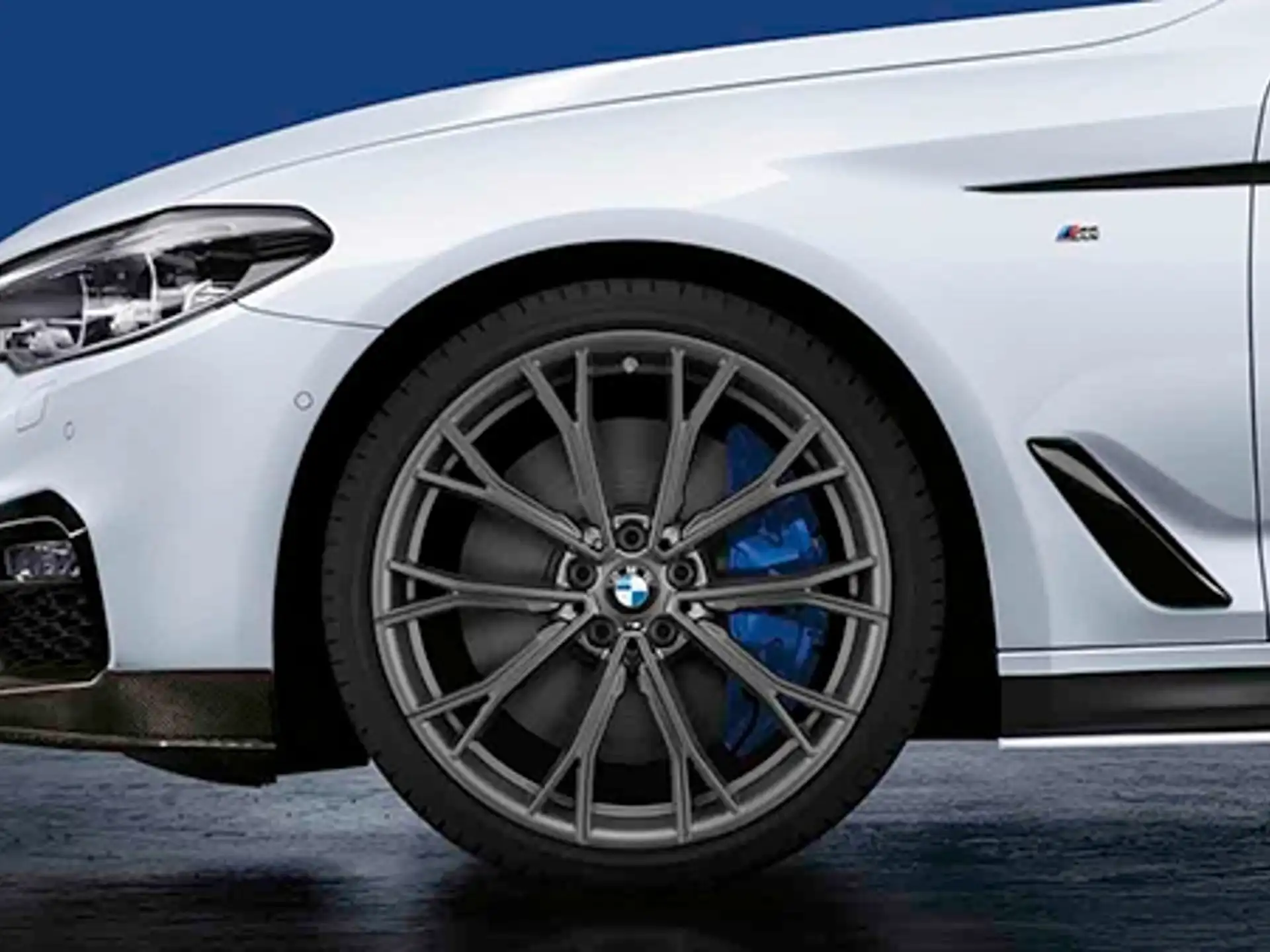 BMW Alufelge M Performance Doppelspeiche 669 orbitgrau 8J x 20 ET 30 Vorderachse BMW 5er G30 G31