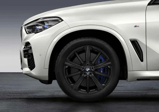 BMW Alufelge M Performance Sternspeiche 748 schwarz matt 9J x 20 ET 35 Vorderachse / Hinterachse BMW X5 G05 X6 G06