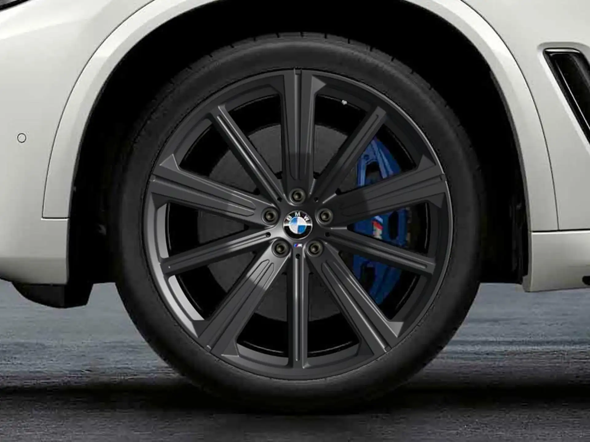 BMW Alufelge M Performance Sternspeiche 749 schwarz matt 9,5J x 22 ET 37 Vorderachse