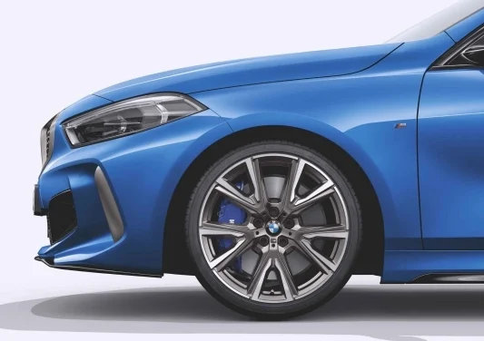 BMW Alufelge V-Speiche 557M ceriumgrey/glanzgedreht 8Jx19 ET54 1er F40 2er F44 Vorderachse/Hinterachse