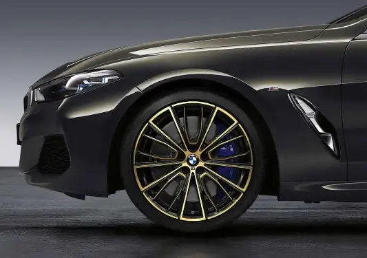 BMW Alufelge M Performance Vielspeiche 732 bicolor (night gold /