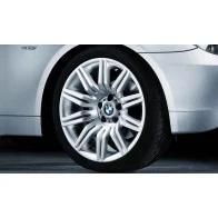 BMW Alufelge M Radialspeiche 166 silber 9,5Jx19 ET17 Hinterachse