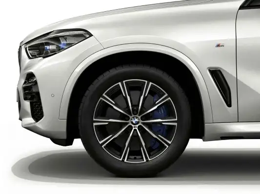 BMW Alufelge M Sternspeiche 740 bicolor (orbitgrey / glanzgedreht