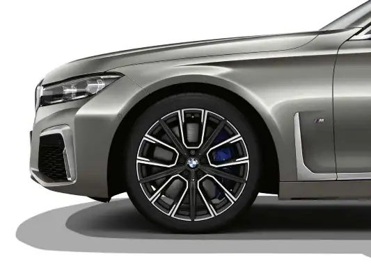 BMW Alufelge M Sternspeiche 817 bicolor (jet black uni / glanzged