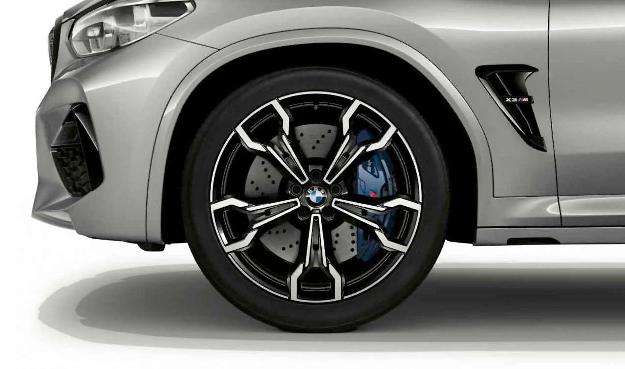 BMW Alufelge M V-Speiche 765 bicolor (schwarz / glanzgedreht)