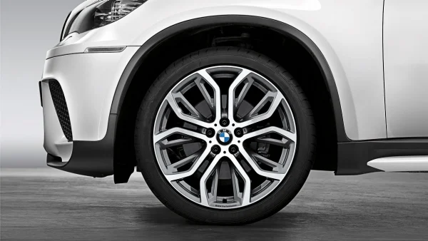 BMW Alufelge Performance Y-Speiche 375 11,5Jx21 ET38 ferricgrey/glanzgedreht X5 E70/F15 X6 F16