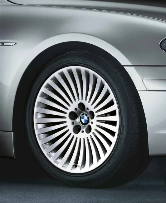 BMW Alufelge Speichenstyling 176 silber 10Jx19 ET24 7er E65/E66 Hinterachse