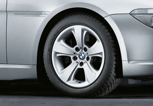 BMW Alufelge Sternspeiche 117 7,5Jx7 ET14 Silber 6er E63/E64 Vorderachse / Hinterachse