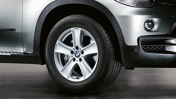 BMW Alufelge Sternspeiche 209 silber 8,5Jx18 ET46 X5 E70 Vorderachse / Hinterachse