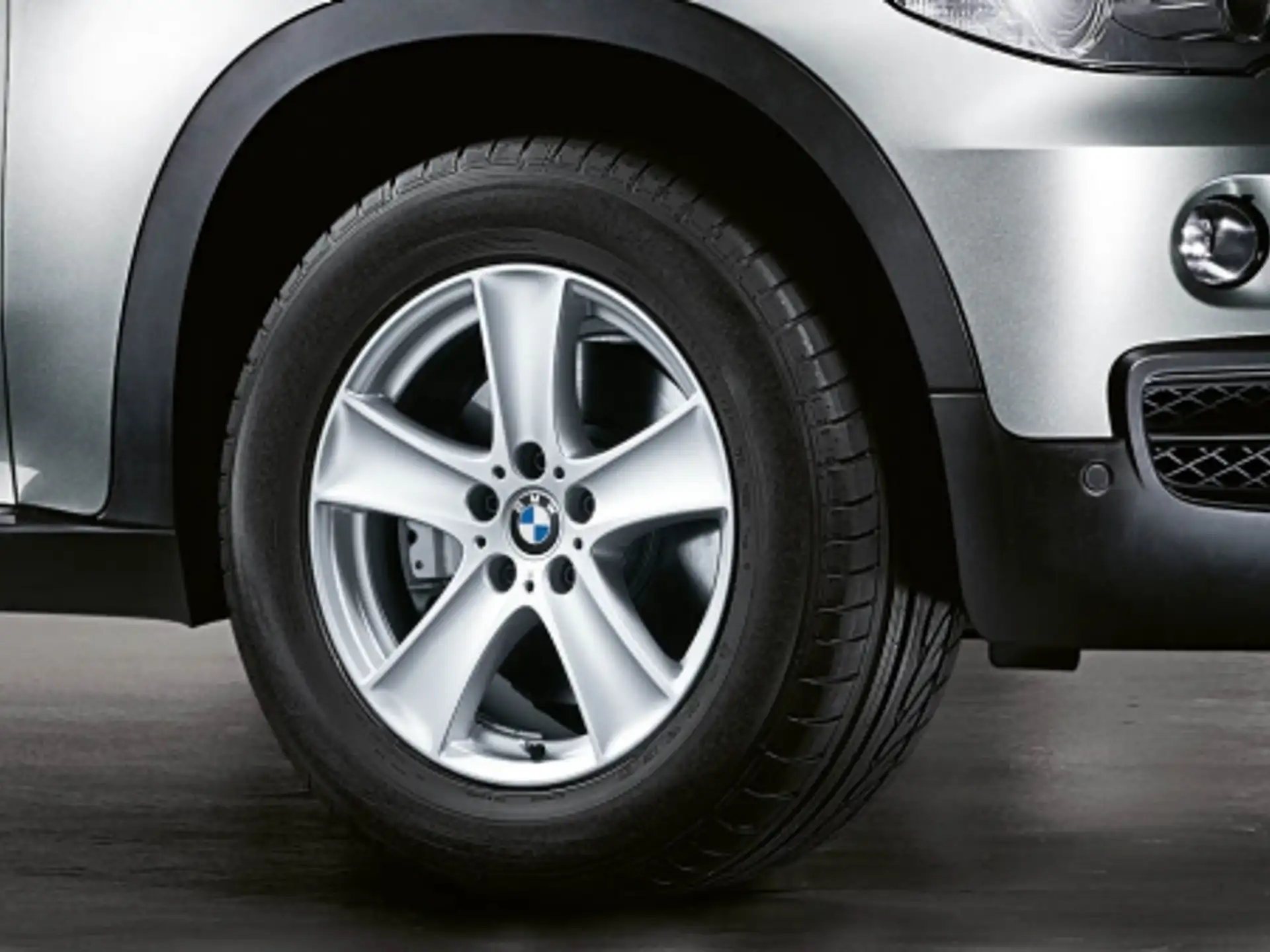 BMW Alufelge Sternspeiche 209 silber 8,5Jx18 ET46 X5 E70 Vorderachse / Hinterachse