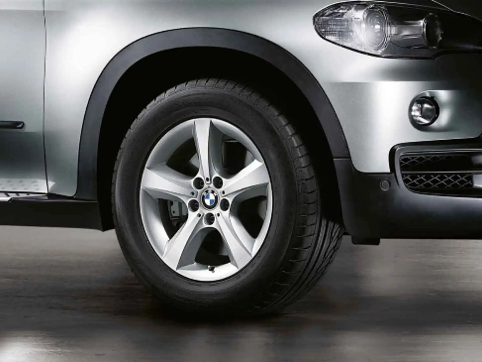 BMW Alufelge Sternspeiche 210 silber 8,5Jx18 ET46 X5 E70