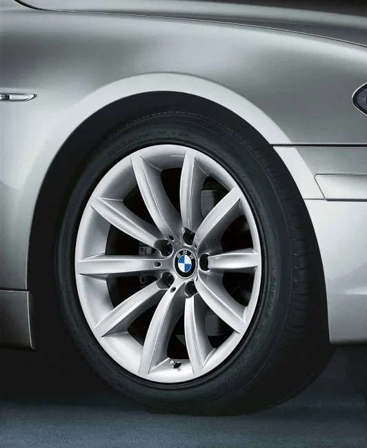 BMW Alufelge Sternspeiche 231 silber 9Jx19 ET24 7er E65/E66/E68 Vorderachse