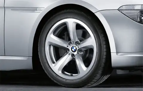 BMW Alufelge Sternspeiche 249 geschmiedet 9J ET14 6er E63/E64 - 6