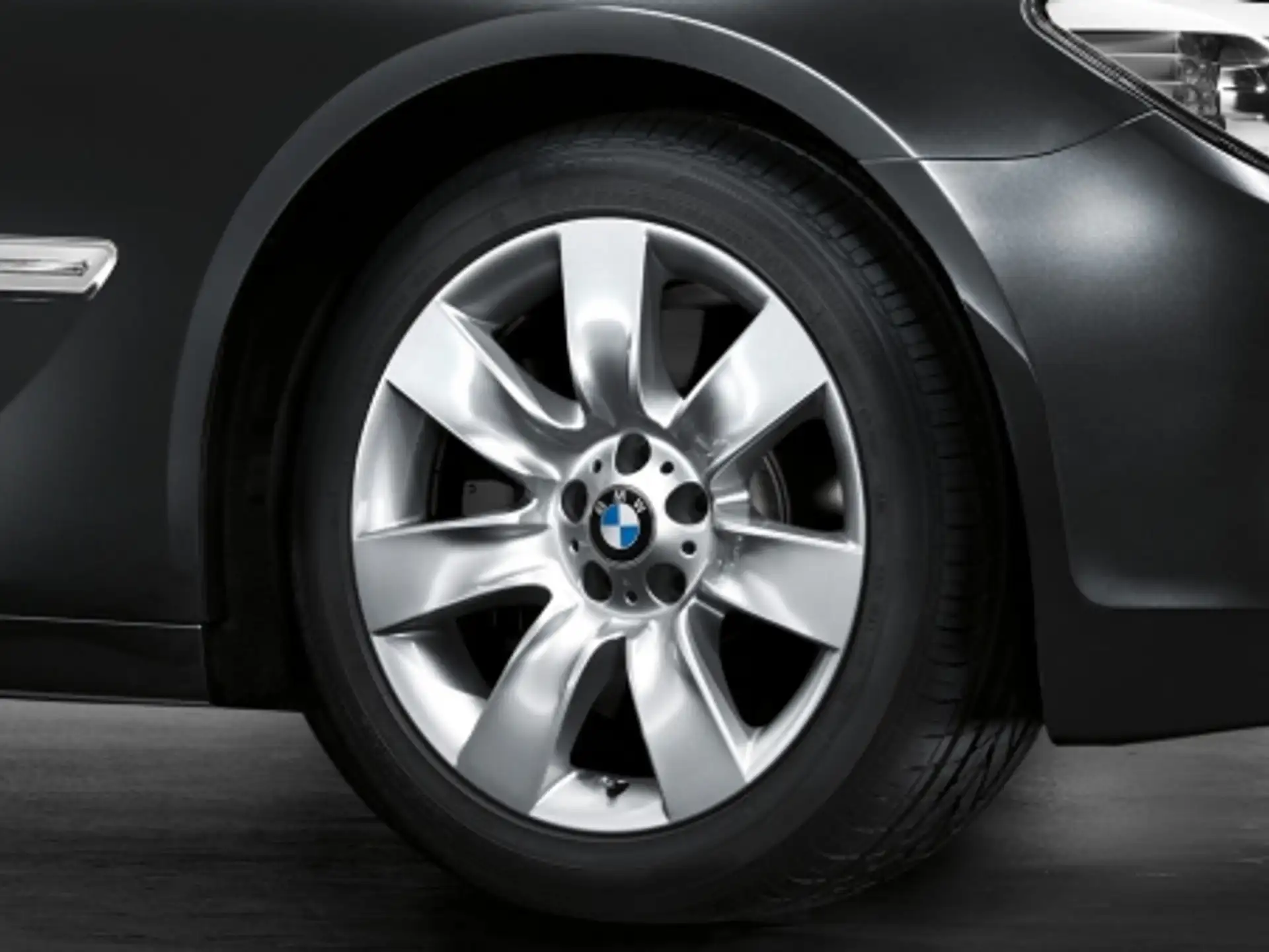 BMW Alufelge Sternspeiche 251 silber 9,5Jx19 ET39 5er F07 7er F01/F02/F04