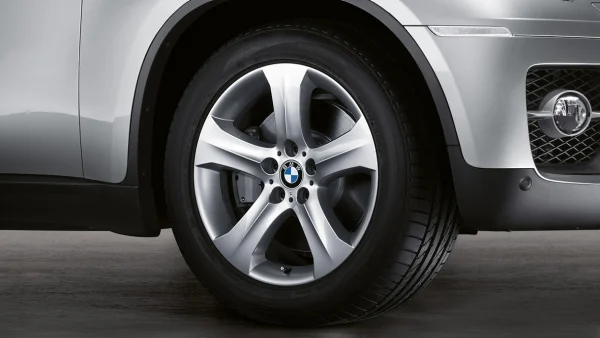 BMW Alufelge Sternspeiche 258 silber 10Jx19 ET21 X6 E71/E72 Hinterachse