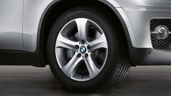 BMW Alufelge Sternspeiche 258 silber 9J ET18 X6 E71/E72 Hinterach