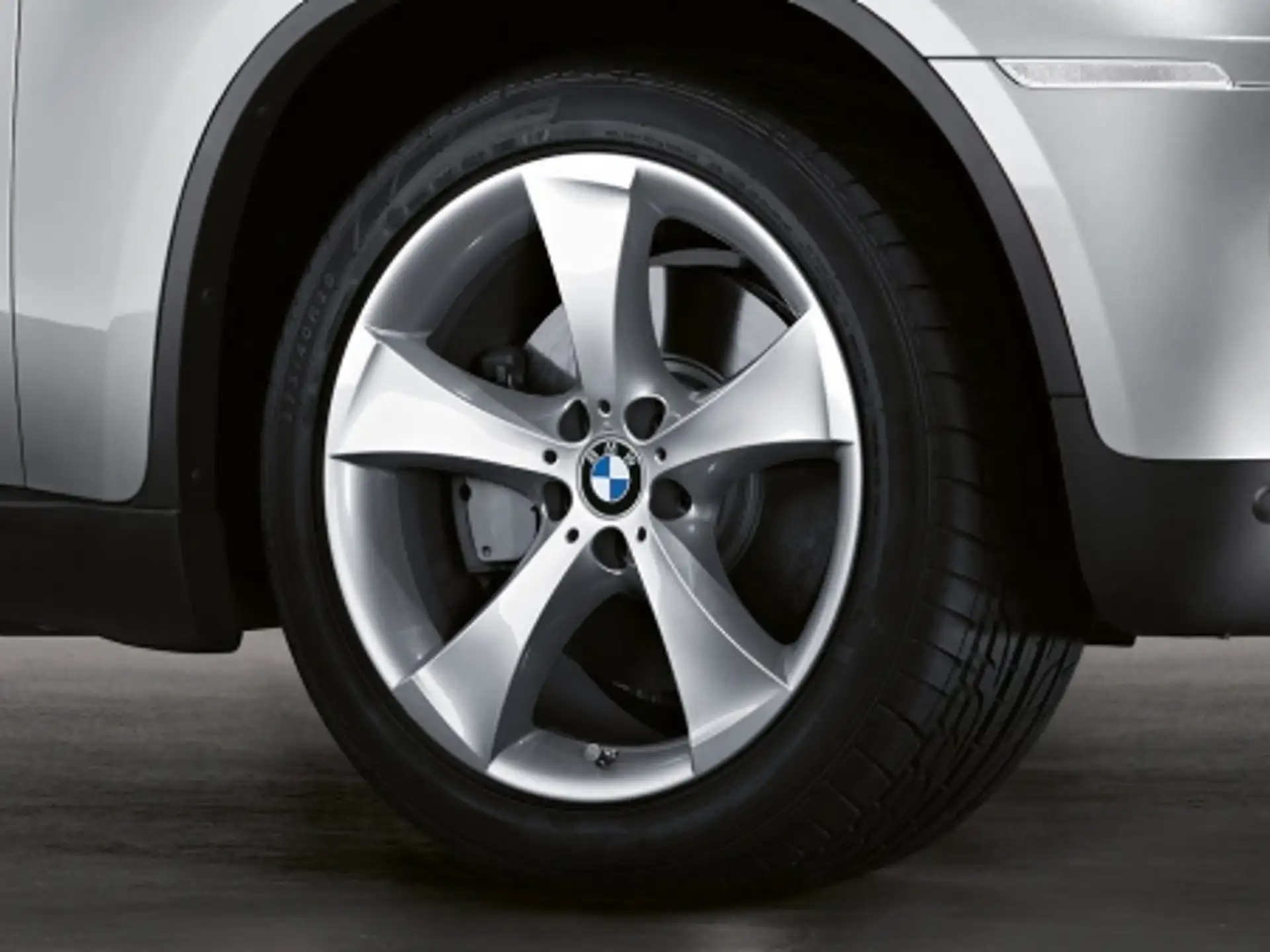 BMW Alufelge Sternspeiche 259 silber 11Jx20 ET37 X6 E71/E72 Hinterachse