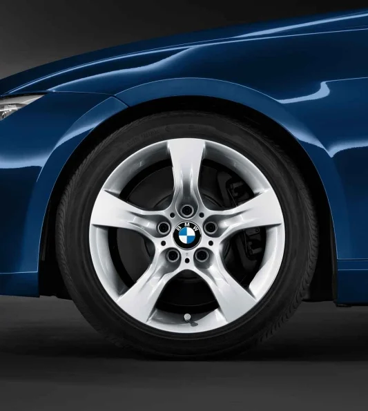 BMW Alufelge Sternspeiche 339 silber 8Jx17 ET34 3er E90/E91/E92/E93 Vorderachse/Hinterachse