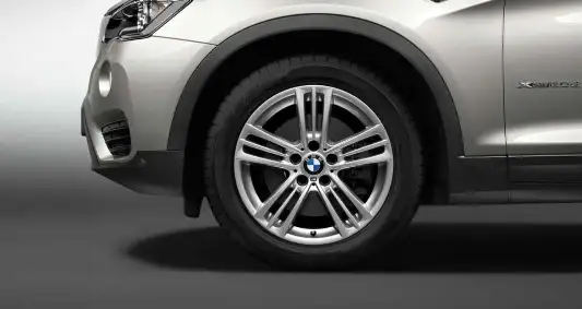 BMW Alufelge Sternspeiche 368 silber 8J ET43 X3 F25 X4 F26 Vorder