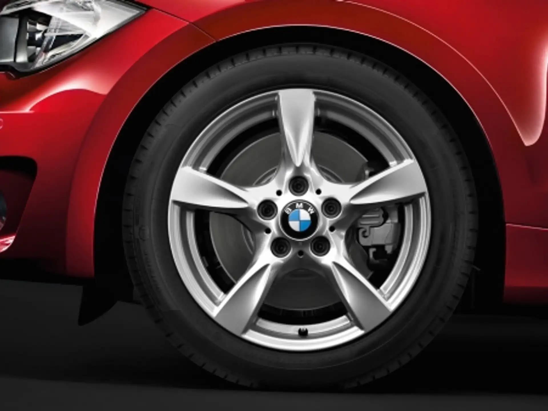BMW Alufelge Sternspeiche 371 silber 7Jx17 ET47 1er E81/E82/E87/E88 Vorderachse/Hinterachse