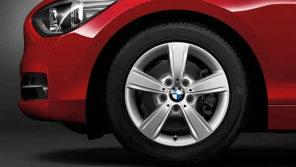 BMW Alufelge Sternspeiche 376 16 Zoll silber 1er 2er