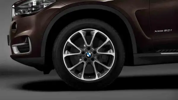 BMW Alufelge Sternspeiche 449 bicolor (orbitgrey/glanzgedreht) 9J