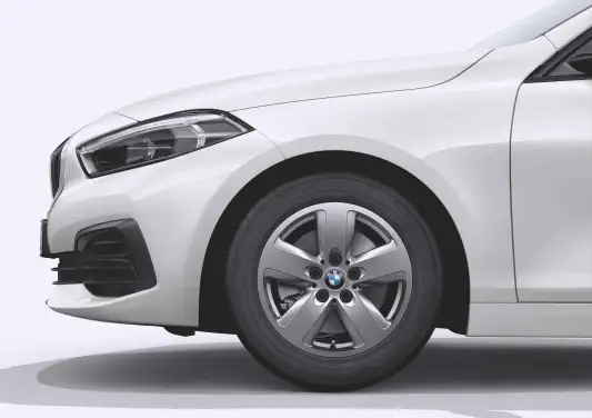 BMW Alufelge Sternspeiche 517 ferricgrey 7J ET47 1er F40 2er F44