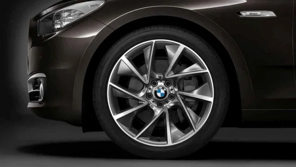 BMW Alufelge Turbinenstyling 457 silber/glanzgedreht 8,5Jx20 ET25 5er F07 GT 7er F01/F02/F04