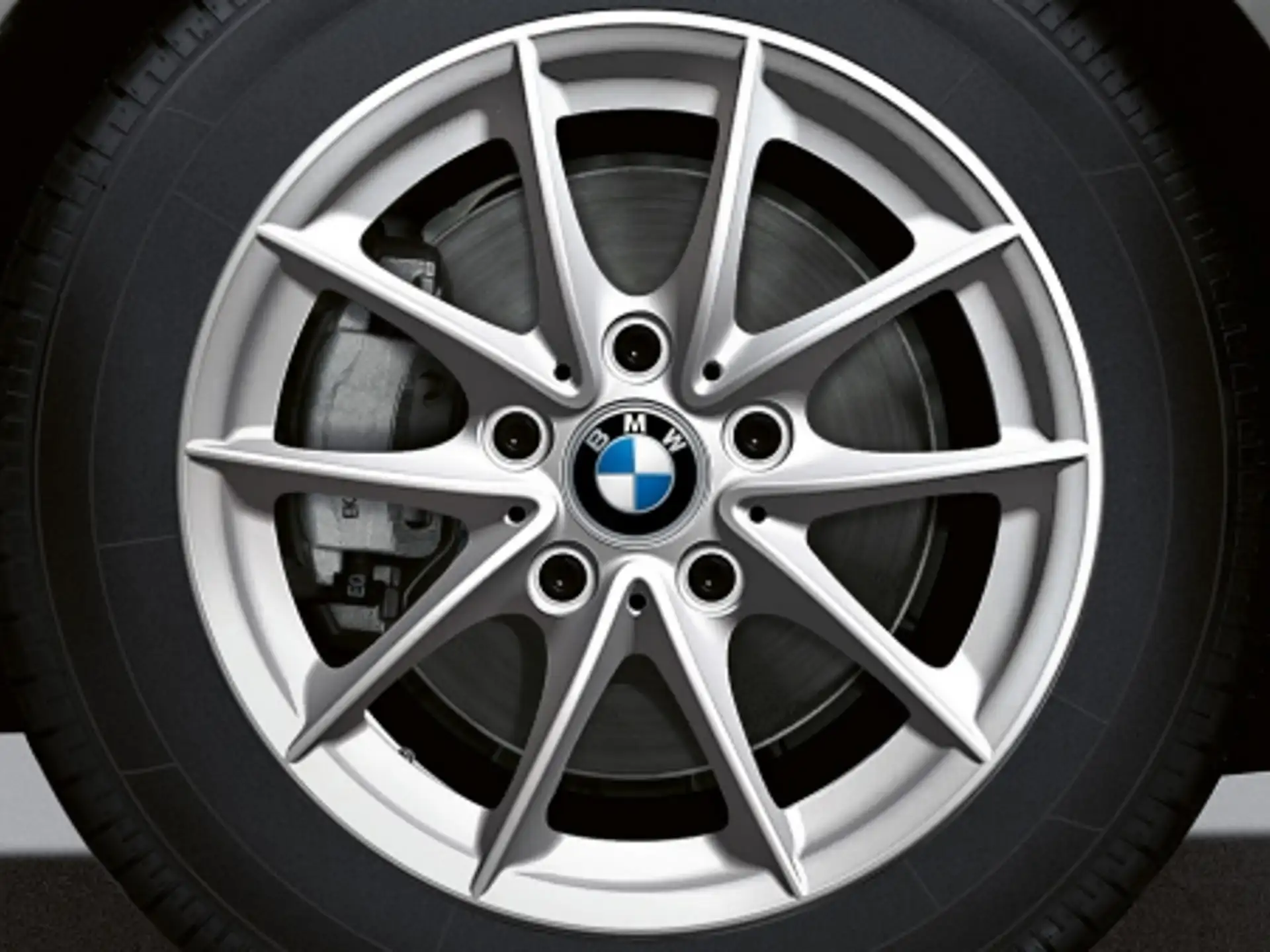 BMW Alufelge V-Speiche 360 silber 7Jx16 ET31 3er E90/E91/E92/E93 Vorderachse/Hinterachse