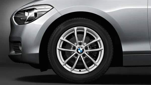 BMW Alufelge V-Speiche 378 16 Zoll silber 1er 2er
