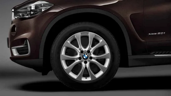 BMW Alufelge V-Speiche 450 silber 9J x 19 ET 48 Vorderachse / Hinterachse