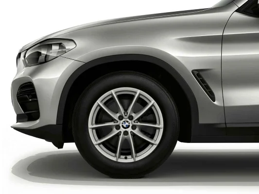 BMW Alufelge V-Speiche 618 silber VA HA X3 X4