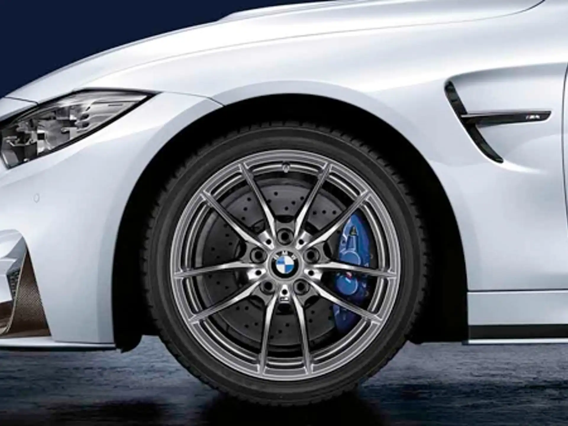 BMW Alufelge V-Speiche 640M silber 8,5Jx18 ET27 2er F87 M2 3er F80 M3 4er F82/F83 M4