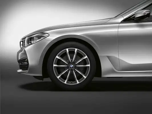 BMW Alufelge V-Speiche 685 bicolor (orbitgrey / glanzgedreht) 19