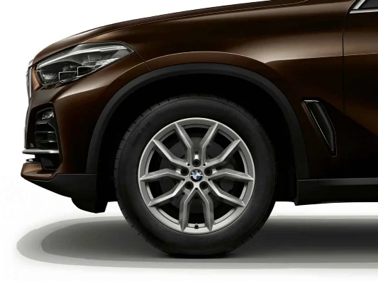 BMW Alufelge V-Speiche 734 reflexsilber VA HA X5 X6
