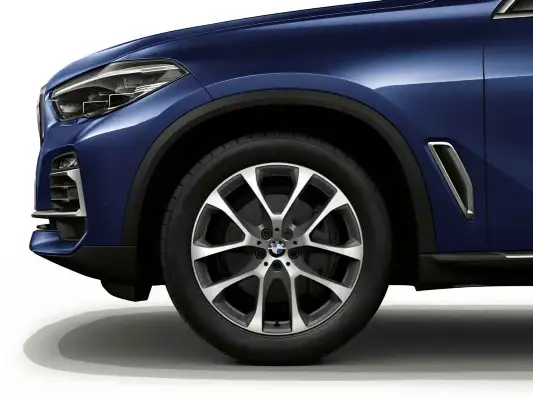 BMW Alufelge V-Speiche 738 ferricgrey/glanzgedreht 10,5J ET40 X5