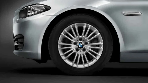  BMW Alufelge Vielspeiche 456 silber 8Jx17 ET30 5er F10/F11 6er F06/F12/F13