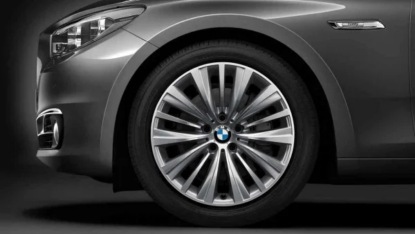 BMW Alufelge Vielspeiche 458 silber/glanzgedreht 8,5Jx19 ET25 5er F07 GT 7er F01/F02/F04