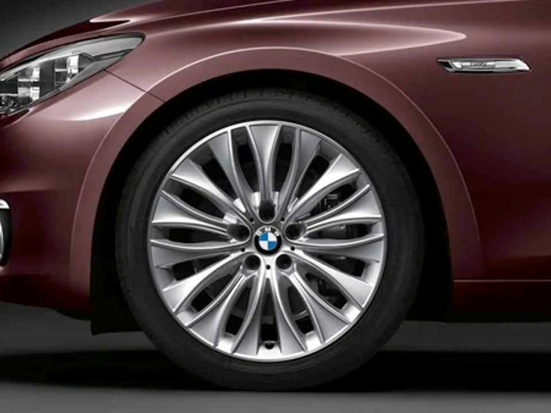BMW Alufelge Vielspeiche 459 silber/glanzgedreht 8,5Jx20 ET25 5er F07 GT 7er F01/F02/F04