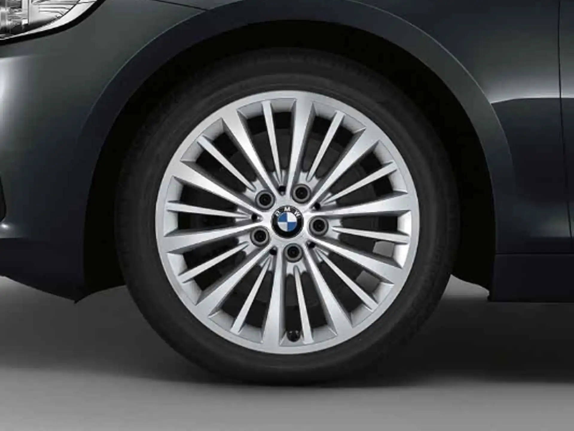 BMW Alufelge Vielspeiche 481 bicolor (reflexsilber / glanzgedreht) 17 Zoll