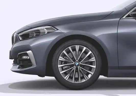 BMW Alufelge Vielspeiche 547 ferricgrey/glanzgedreht 7,5J ET54 1e