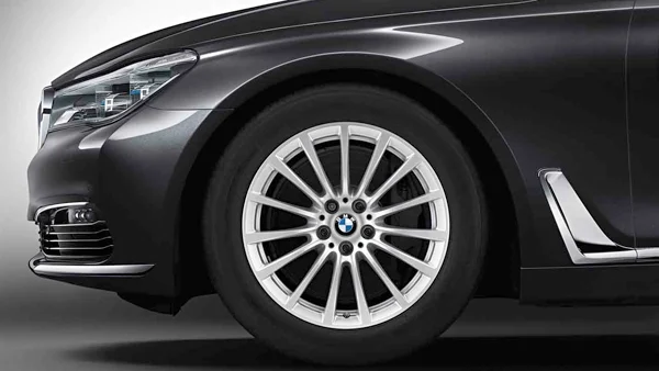 BMW Alufelge Vielspeiche 619 silber VA HA 5er 7er