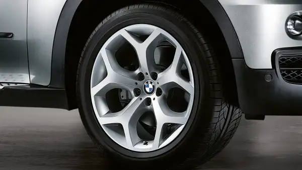 BMW Alufelge Y-Speiche 214 silber 11J ET37 X6 E71/E72 Hinterachse