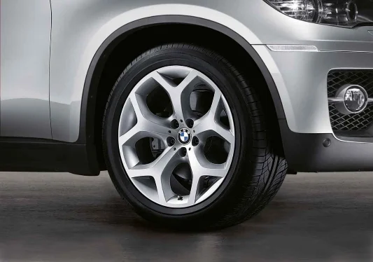 BMW Alufelge Y-Speiche 214 silber 10Jx20 ET40 X5 E79 X6 E71/E72 Vorderachse