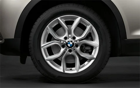 BMW Alufelge Y-Speiche 308 8J x 18 ET 43 Silber Vorderachse / Hinterachse