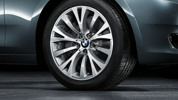 BMW Alufelge Y-Speiche 315 silber 9,5Jx19 ET39 5er F07 7er F01/F02/F04 